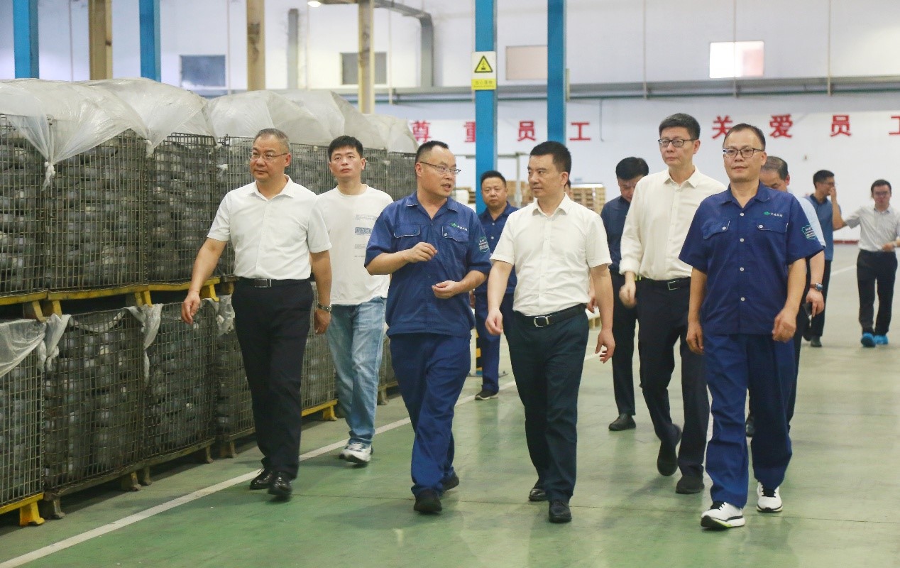 江西省政府黨組成員、副省長(zhǎng)夏文勇一行蒞臨長(zhǎng)虹華意調(diào)研指導(dǎo)